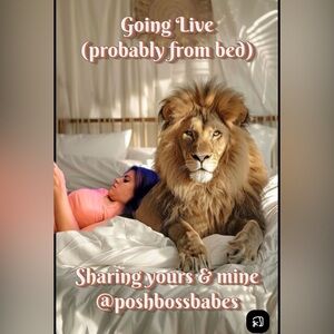 Poshbossbabes is going live, like this flyer to be notified!